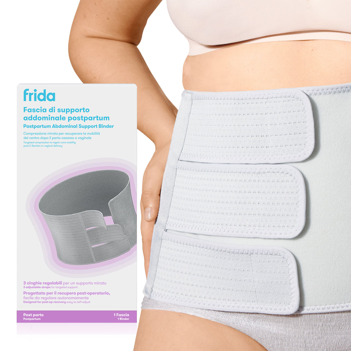 Fascia di supporto addominale postpartum Frida Mom